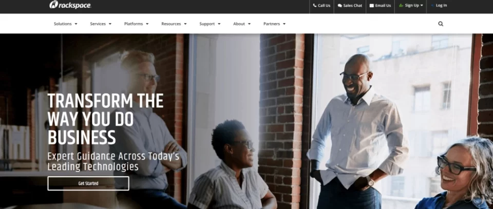 value proposition on the business landing page 