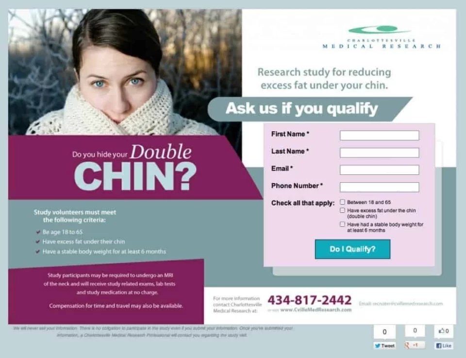 solution to a problem on landing page to attract more customers