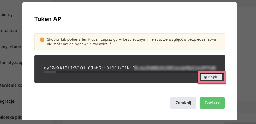 Kopiowanie API dla integracji Landingi i MailerLIte