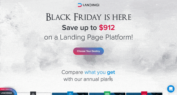 Landingi Black Friday Offer