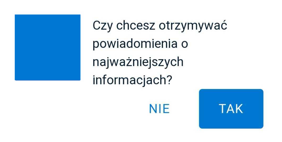 powiadomienia push na stronie