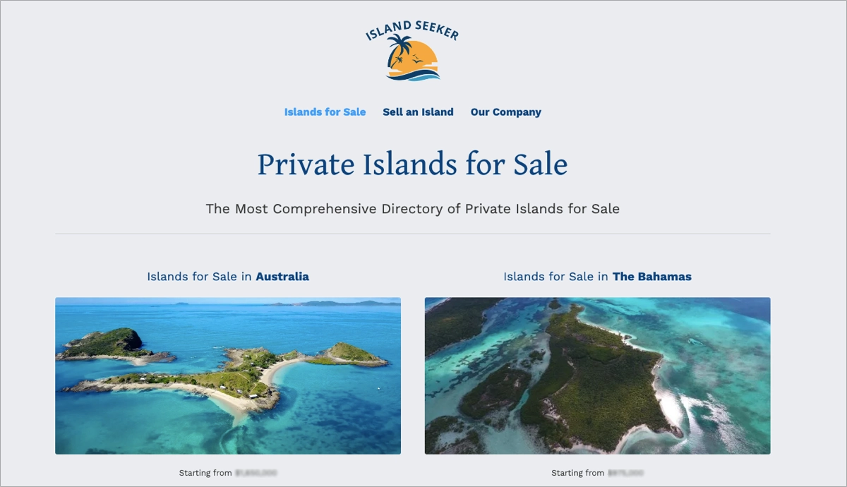 real estate landing page examples