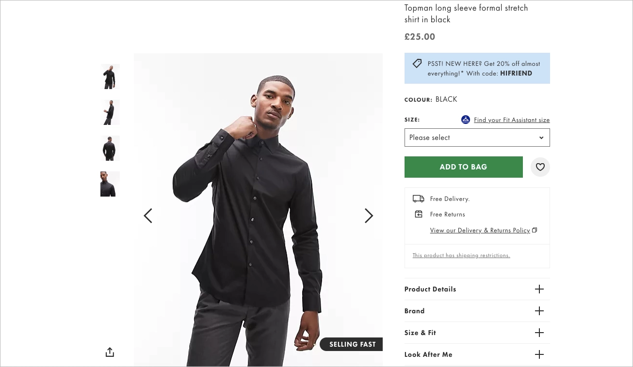 Ecommerce Tip: Optimized Website Design - Apple example