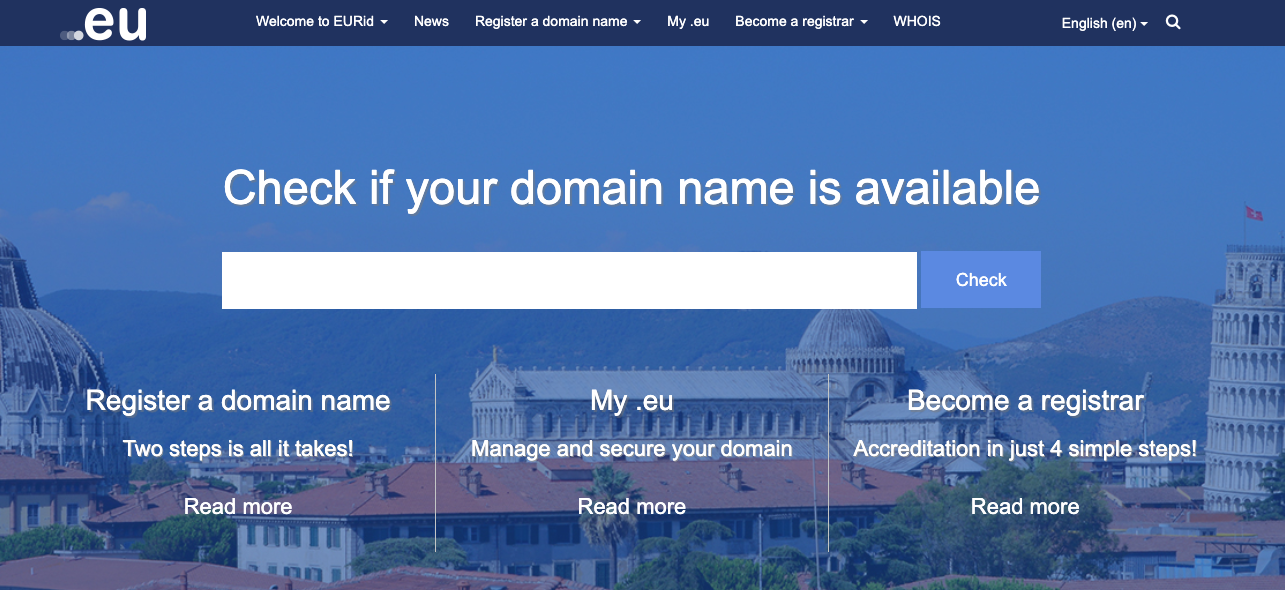 wyszukiwarka domen eurid