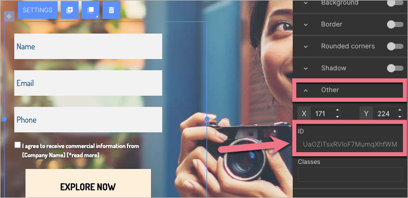 How to find form ID number