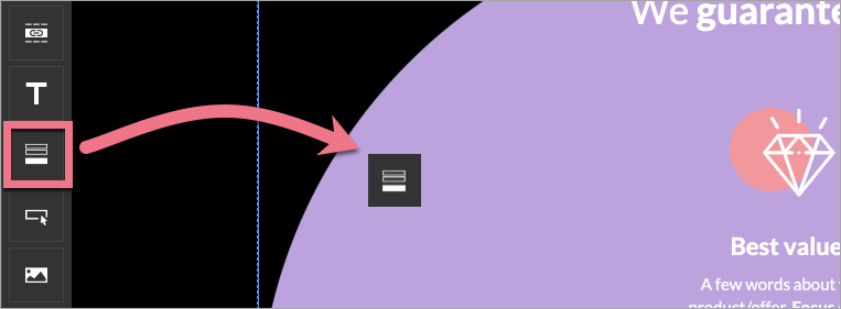 Adding Form widget to landing page