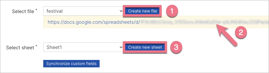 Create Google sheet for Landingi integration