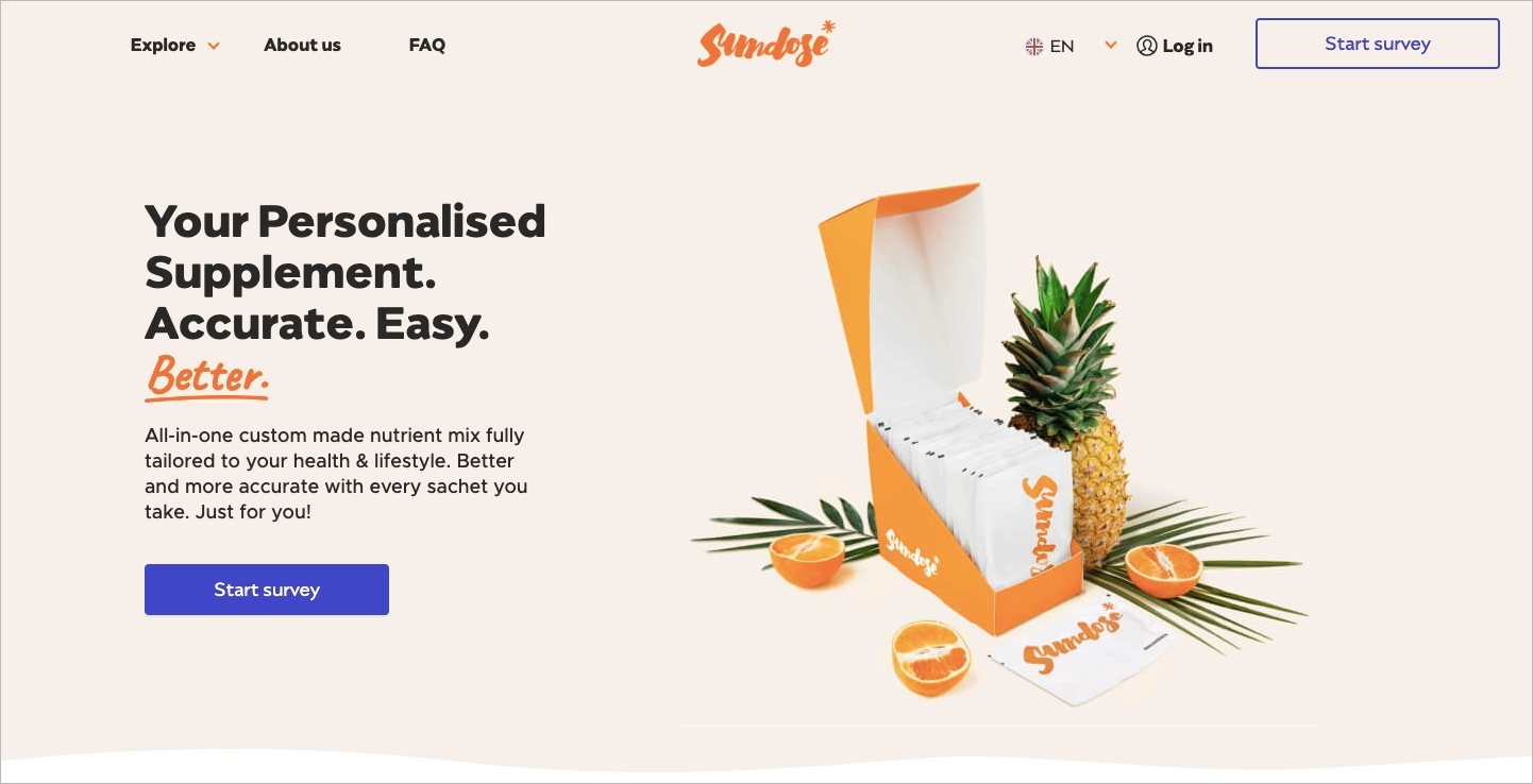 Sundose - exemplo de redação de texto de conversão