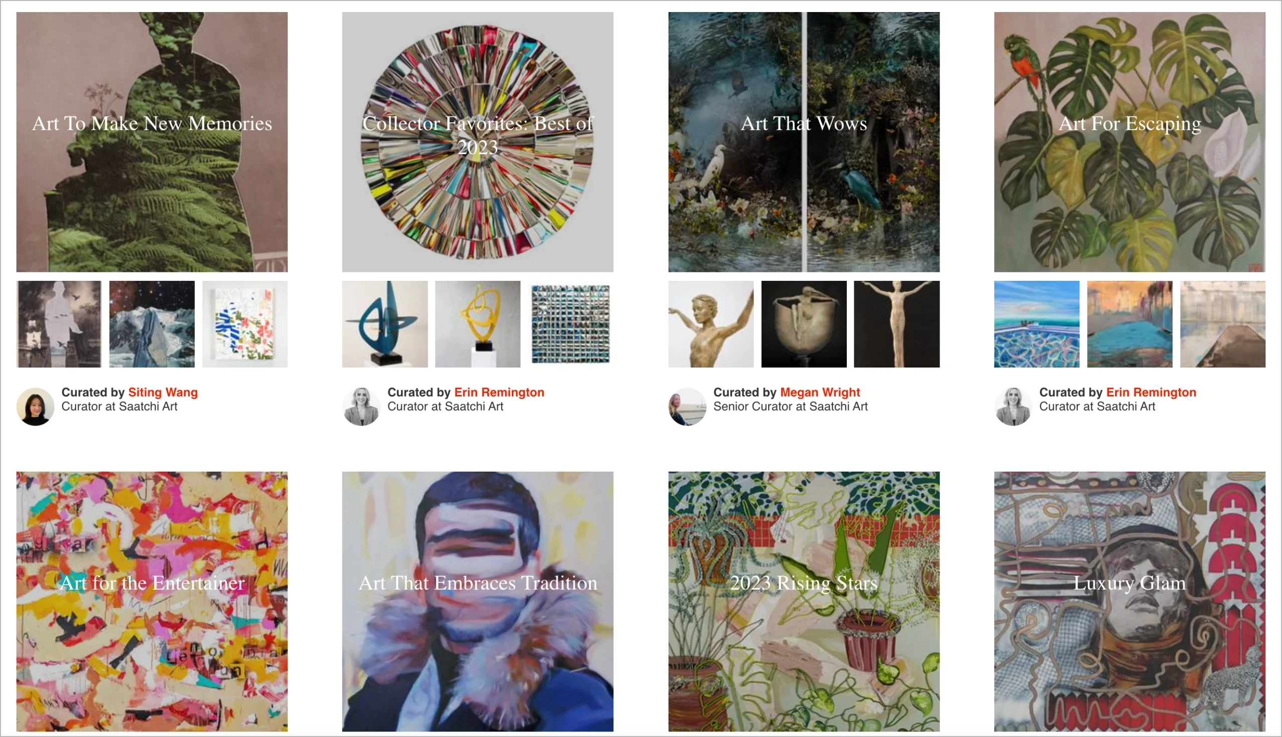 hedonic art shopping gallery by Saatchi