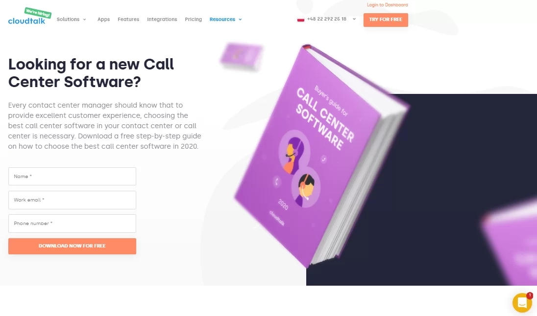 one pager example with a lead magnet offer