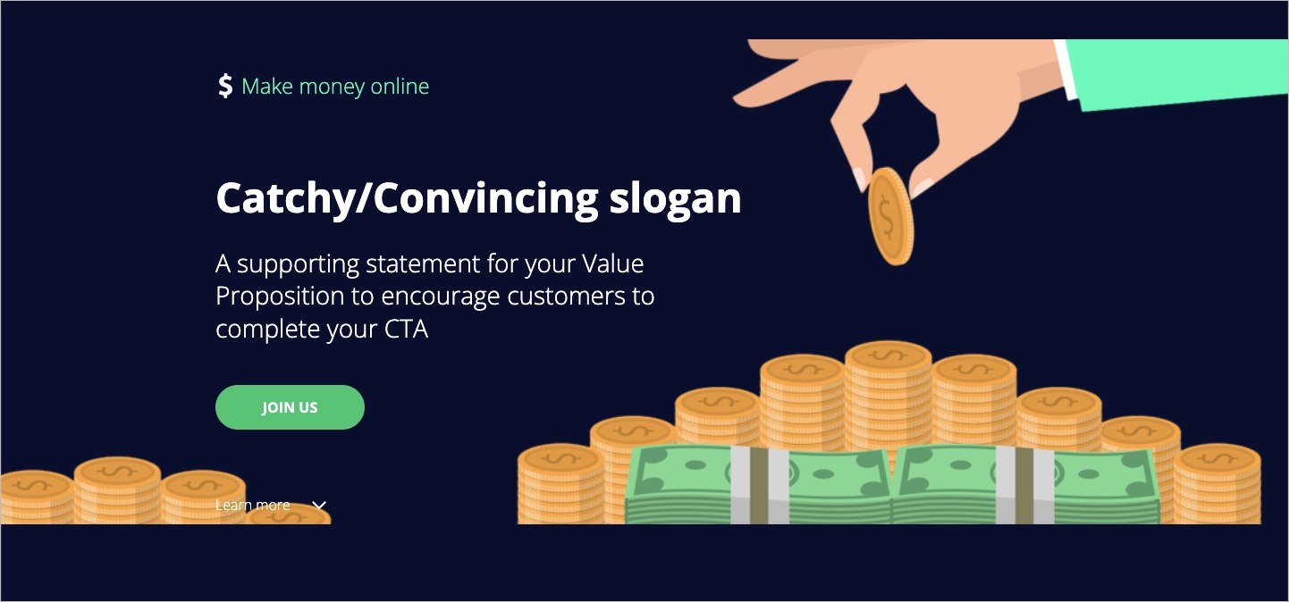 plantilla para marketing de afiliación