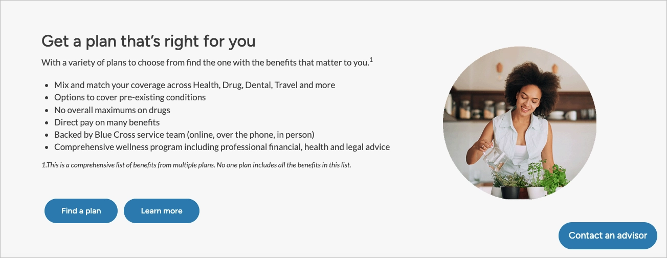 insurance landing page