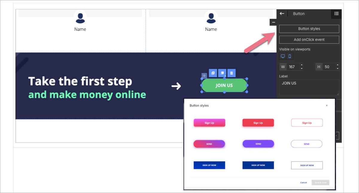 creación perfecta de CTA