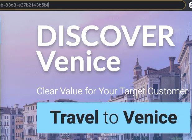 ai tool replacing landing page content
