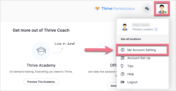 Thrive Coach integration with Landingi