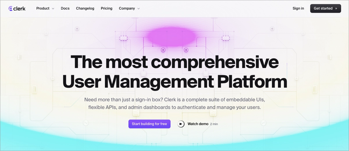 real saas landing page example