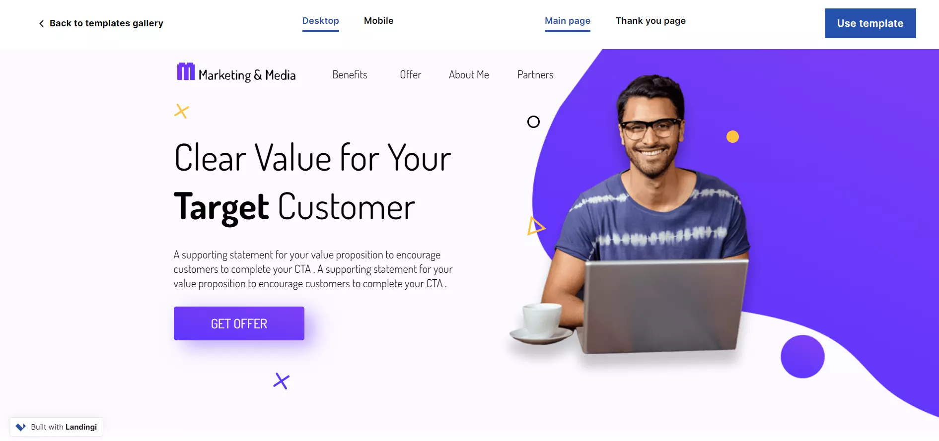 Landing Page Template