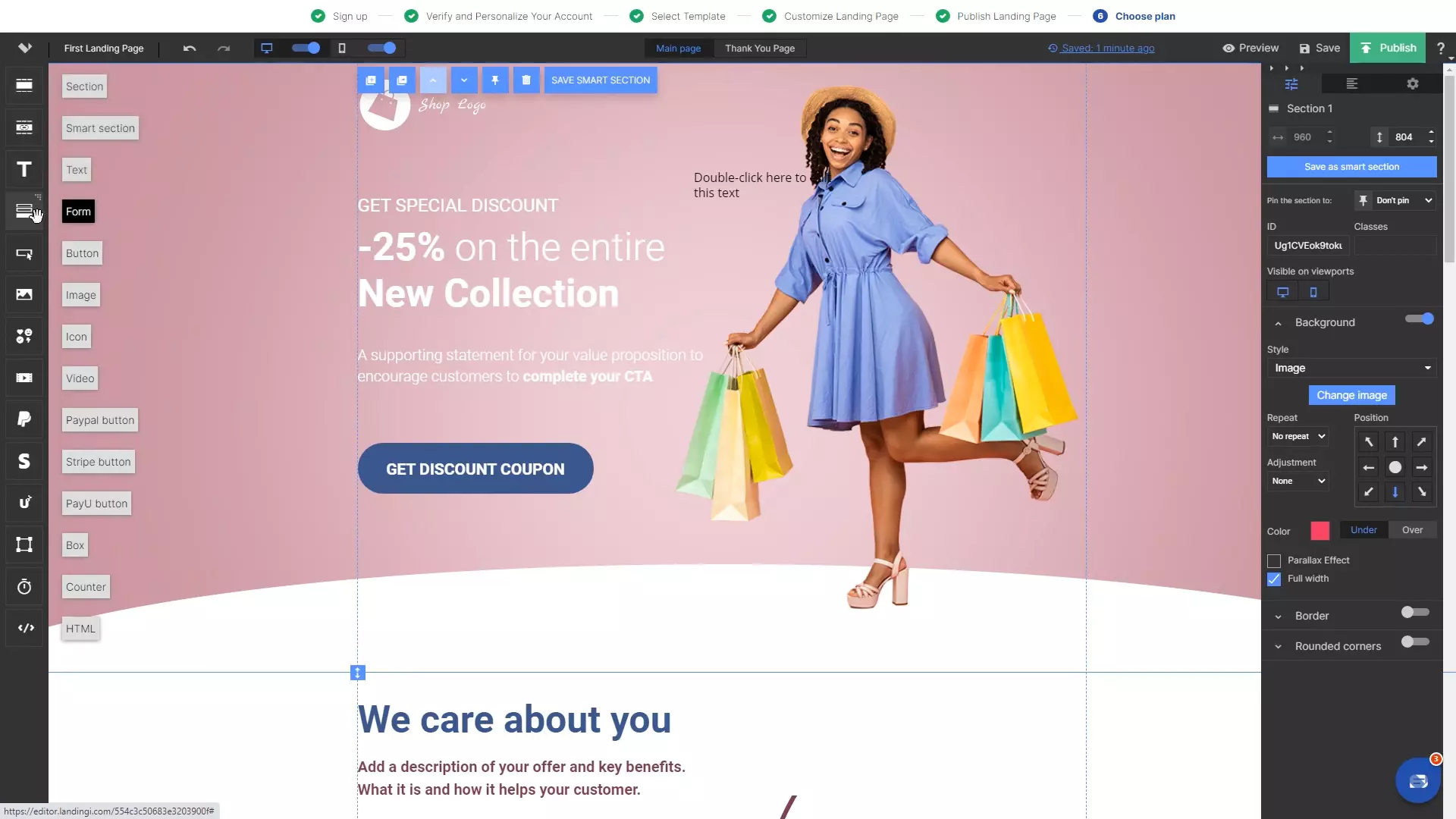 Desktop & Mobile Preview