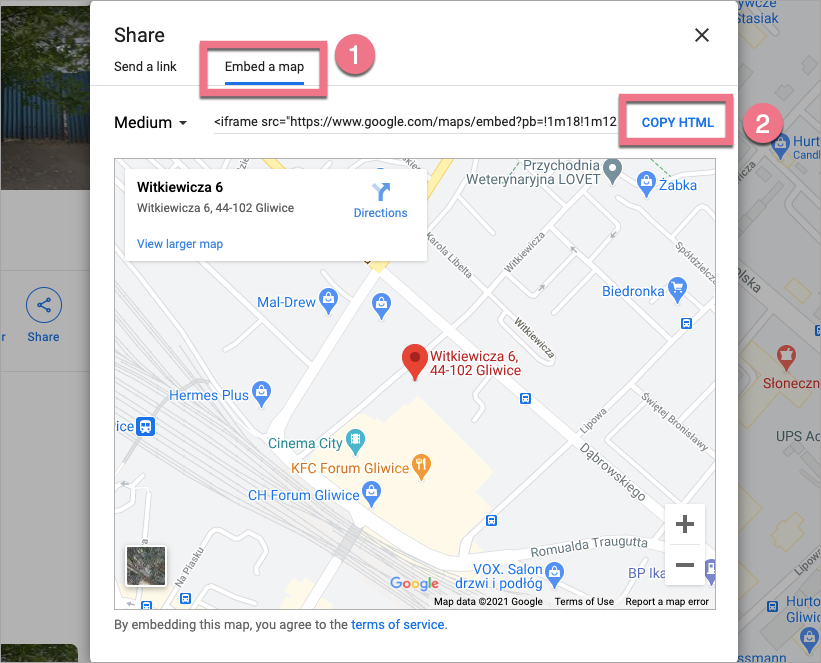 google maps landingi