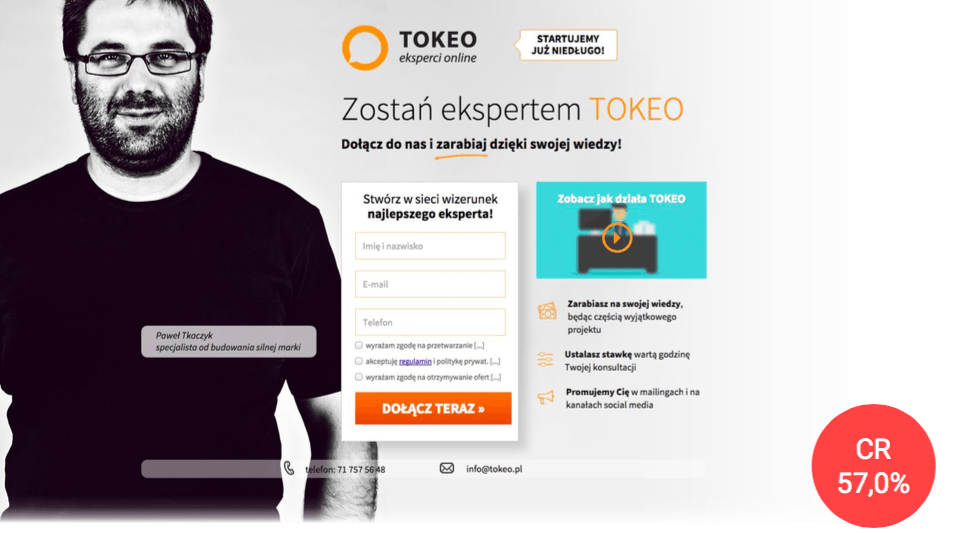 landingi tokeo case study personalization 4