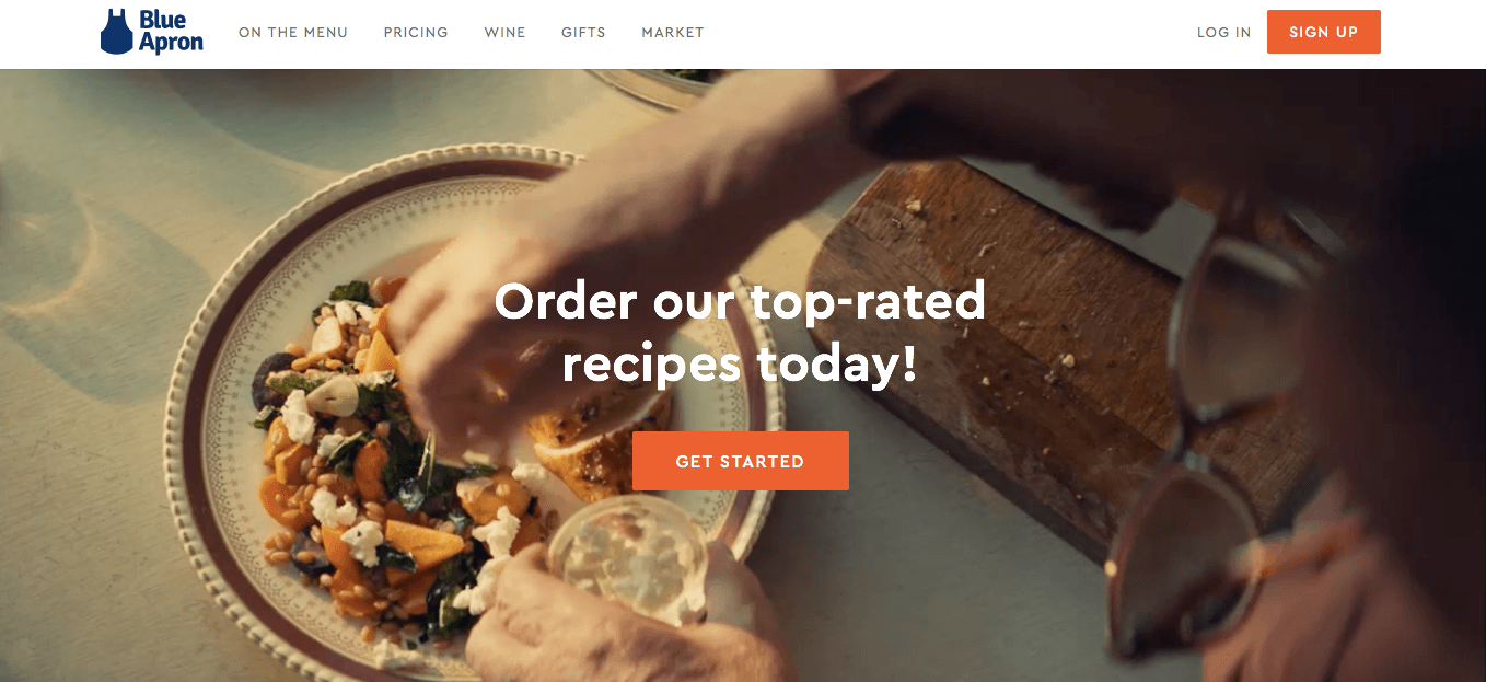 Landing page template