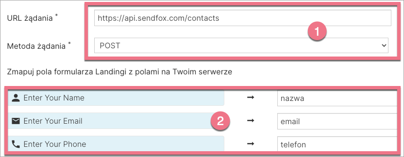webhook sendfox integracja