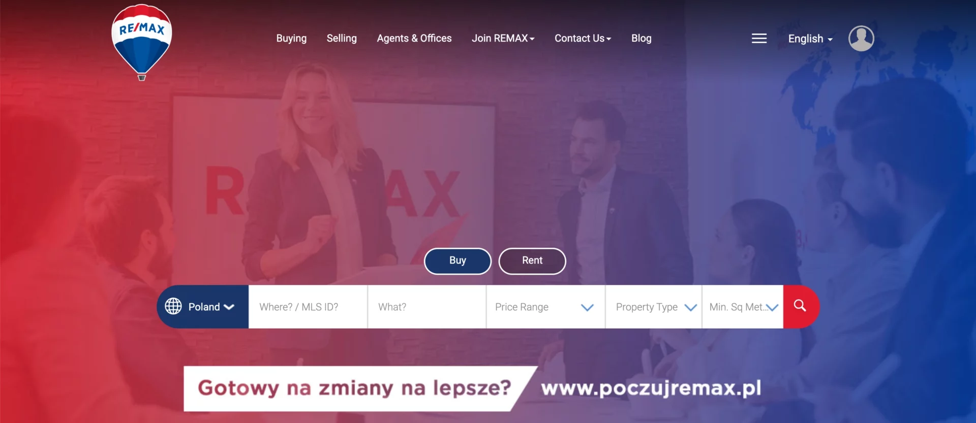 Nienajlepszy przykład strony docelowej