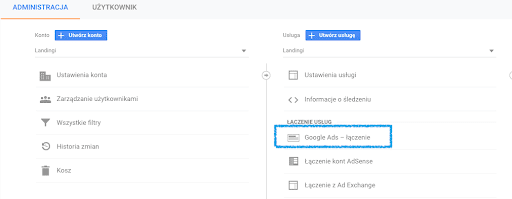 Google Analytics settings