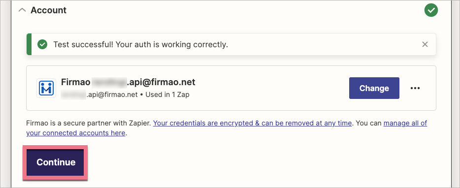 Integracja z Firmao przez Zapiera
