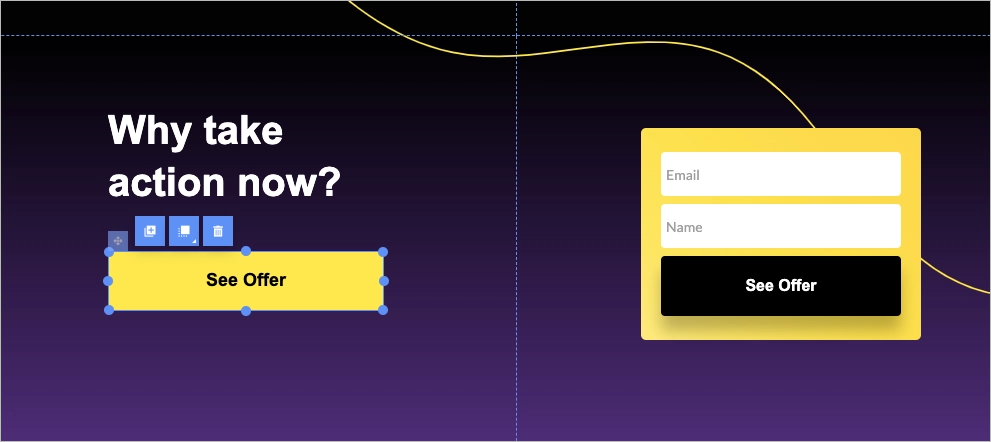 CTAs are driving conversions on splash pages