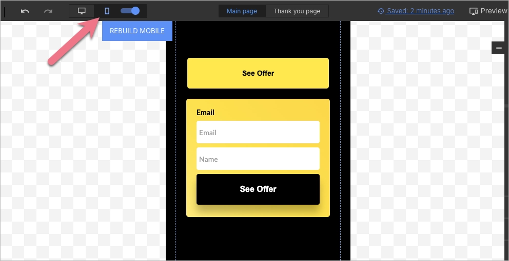 splash pages need to be mobile-optimized to ensure smooth user journey