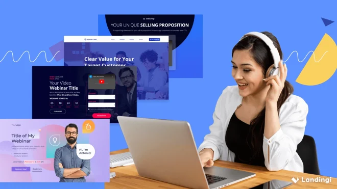 Webinar landing page examples - article cover