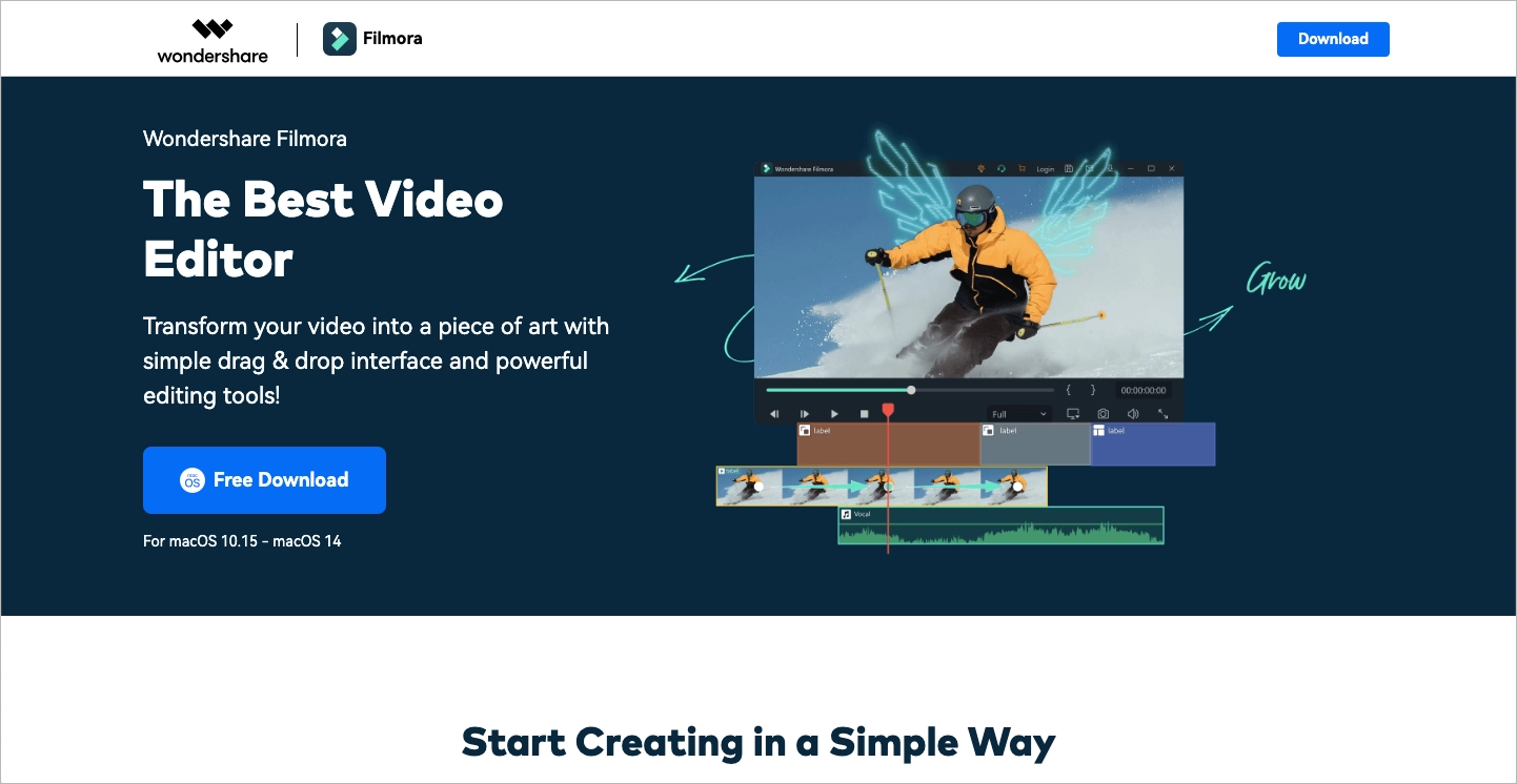 SaaS PPC landing page example