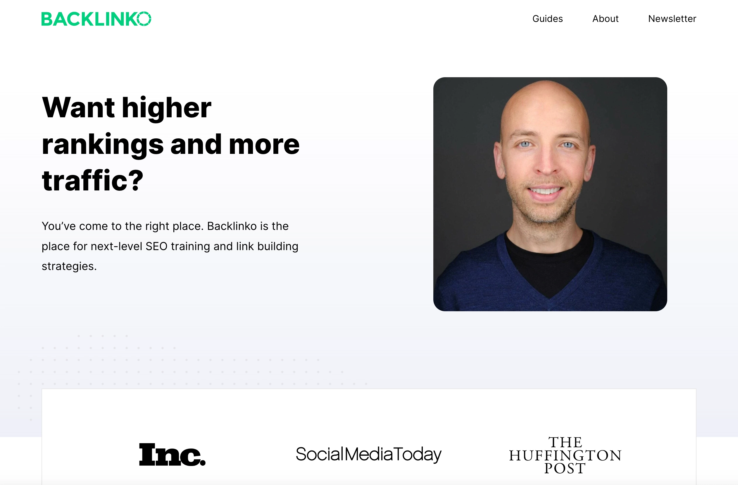 Brian Dean, especialista em taxas de conversão