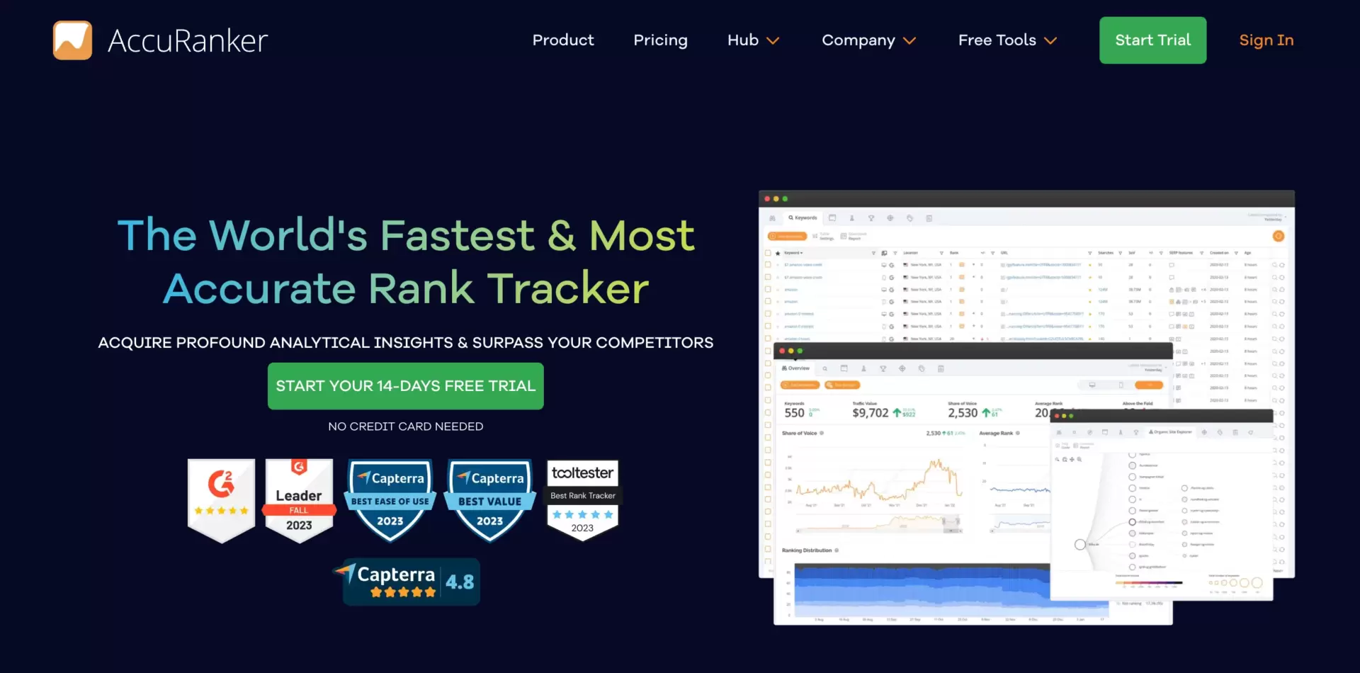green landing page CTAs