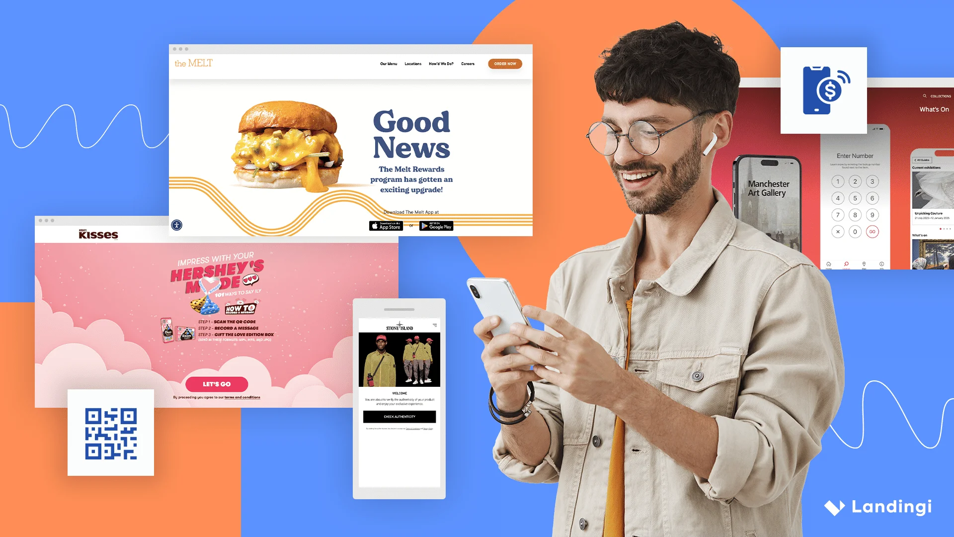 QR code landing pages - best examples