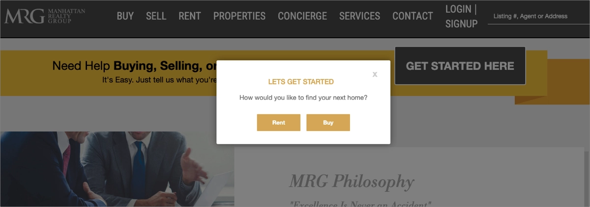 great lead form – real estate sales team