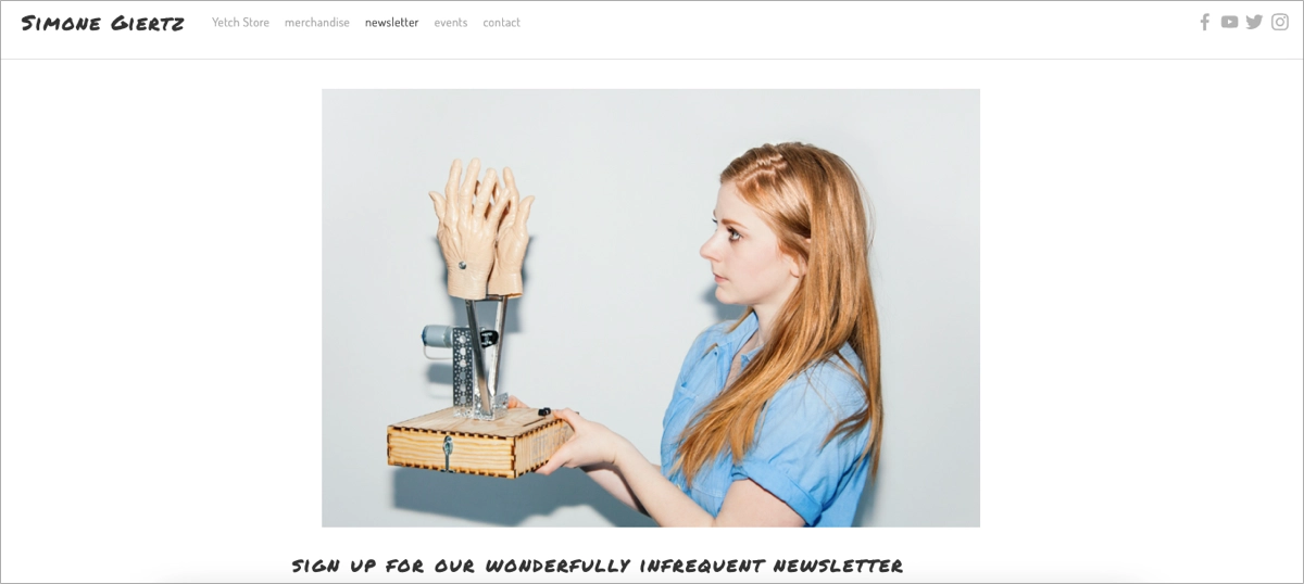 simone giertz website