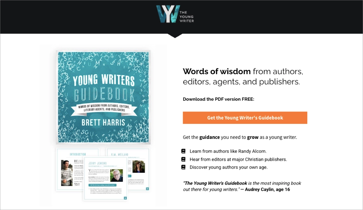 compelling ebook landing page