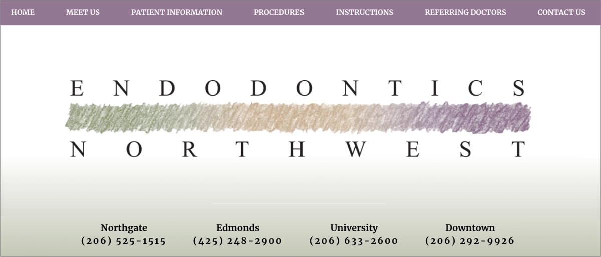 Endodontics Northwest – Endodontic Care Landing Page