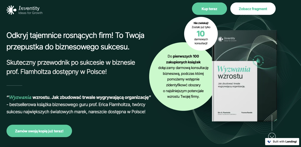 example ebook landing page: Inventity