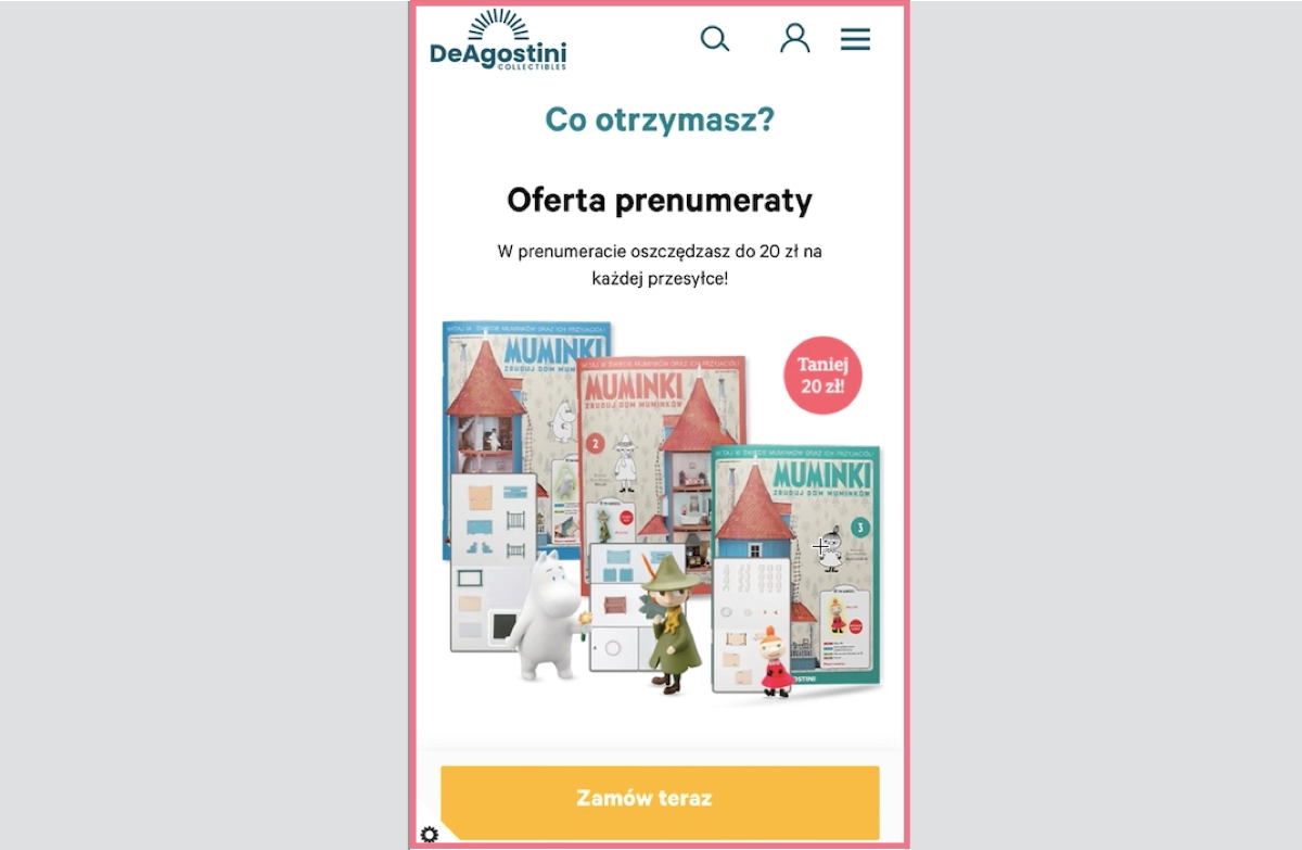 tourism landing page in mobile version