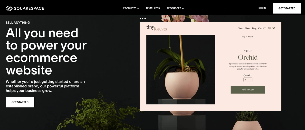 Squarespace web building tool