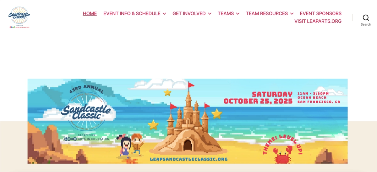 great landing page example for competition