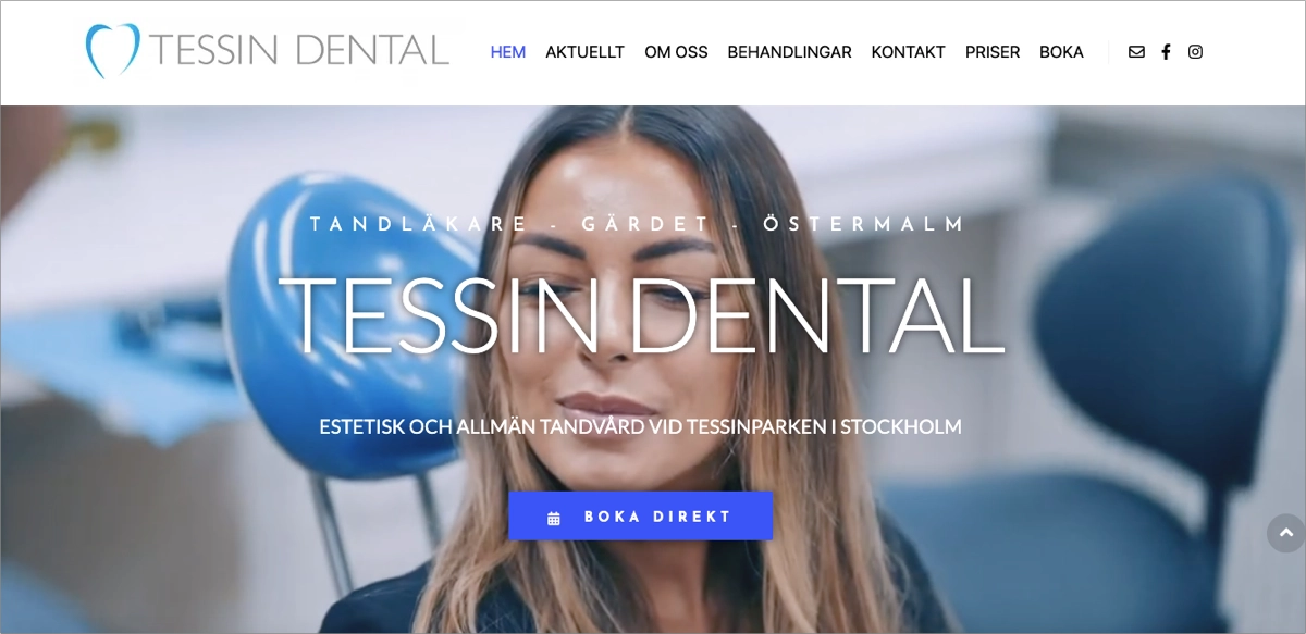 compelling dental landing page