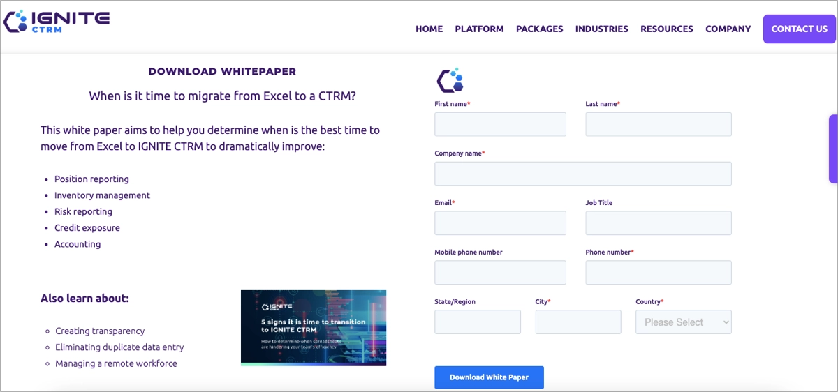 common way to promote white papers