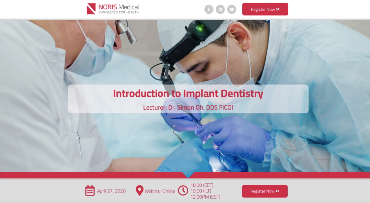 dentistry webinar page
