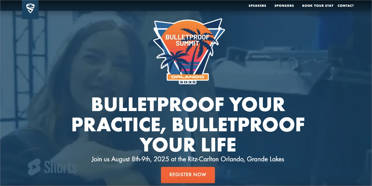 event page for dentists