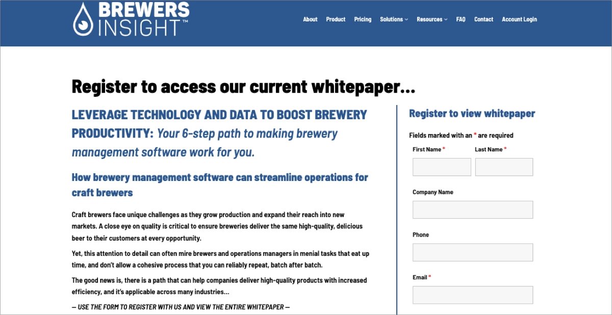 sharing valuable insight through downloadable resource