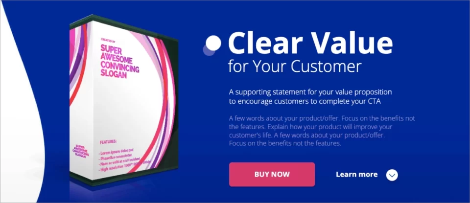 Offsite - um exemplo de landing page de avaliação gratuita